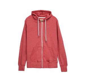 Hooded sweatshirt with zip